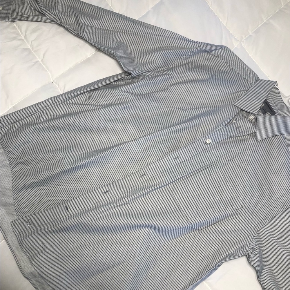 Johnston and Murphy Button Collar Shirt